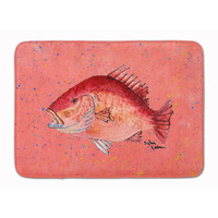 "Caroline's Treasures Strawberry Snapper Floor Mat, 19"" x 27"", Multicolor"
