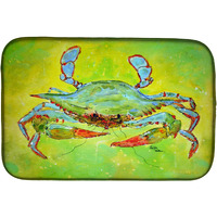 "Caroline's Treasures Bright Crab Dish Drying Mat, 14"" x 21"", Multicolor"