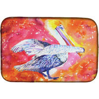 "Caroline's Treasures Pelican Dish Drying Mat, 14"" x 21"", Multicolor"