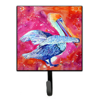 "Caroline's Treasures 8360SH4 Bird-Pelican Leash Holder or Key Hook, Small, Multicolor"