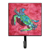 "Caroline's Treasures 8379SH4 Crab Leash Holder or Key Hook, Small, Multicolor"
