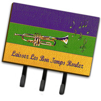 "Caroline's Treasures 8382TH68 Mardi Gras Leash or Key Holder, Large, Multicolor"