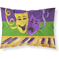 "Caroline's Treasures 8383PILLOWCASE Mardi Gras Moisture Wicking Fabric Standard Pillowcase, Large, Multicolor"