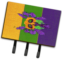 "Caroline's Treasures 8389TH68 Mardi Gras Leash or Key Holder, Large, Multicolor"