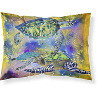 "Caroline's Treasures 8394PILLOWCASE Turtle Moisture Wicking Fabric Standard Pillowcase, Large, Multicolor"