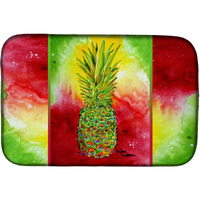 "Caroline's Treasures Pineapple Dish Drying Mat, 14"" x 21"", Multicolor"