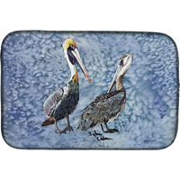 "Caroline's Treasures Pelican Dish Drying Mat, 14 x 21, Multicolor"