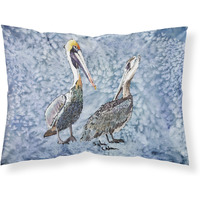 "Caroline's Treasures 8409PILLOWCASE Pelican Moisture Wicking Fabric Standard Pillowcase, Large, Multicolor"