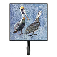 "Caroline's Treasures 8409SH4 Bird-Pelican Leash Holder or Key Hook, Small, Multicolor"