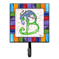 "Caroline's Treasures 8425-BSH4 Beach and Seafood Leash Holder or Key Hook 8425, Small, Multicolor"