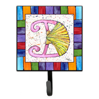 "Caroline's Treasures 8427-DSH4 Beach and Seafood Leash Holder or Key Hook 8427, Small, Multicolor"