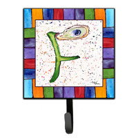 "Caroline's Treasures 8429-FSH4 Beach and Seafood Leash Holder or Key Hook 8429, Small, Multicolor"