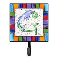 "Caroline's Treasures 8430-GSH4 Beach and Seafood Leash Holder or Key Hook 8430, Small, Multicolor"