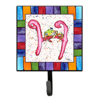 "Caroline's Treasures 8431-HSH4 Beach and Seafood Leash Holder or Key Hook 8431, Small, Multicolor"