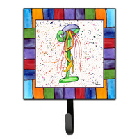 "Caroline's Treasures 8432-ISH4 Beach and Seafood Leash Holder or Key Hook 8432, Small, Multicolor"