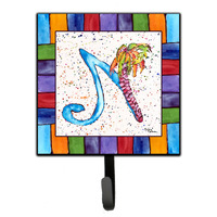 "Caroline's Treasures 8437-NSH4 Beach and Seafood Leash Holder or Key Hook 8437, Small, Multicolor"
