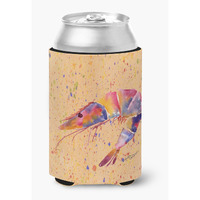Shrimp  on Coral Can or Bottle Beverage Insulator Hugger
