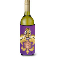 Tiger Fleur de lis Basketball Wine Bottle Beverage Insulator Beverage Insulator Hugger