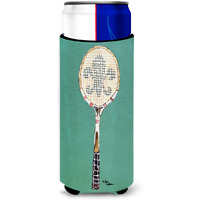 Fleur de lis Tennis Ultra Beverage Insulators for slim cans 8479MUK