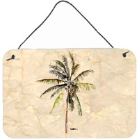 "Caroline's Treasures 8482DS812 Palm Tree Aluminum Metal Wall or Door Hanging Prints, 8 x 12"""