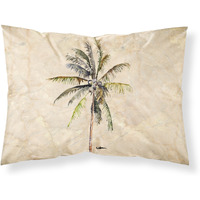 "Caroline's Treasures 8482PILLOWCASE Palm Tree Moisture Wicking Fabric Standard Pillowcase, Large, Multicolor"