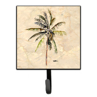 "Caroline's Treasures 8482SH4 Tree-Palm Tree Leash Holder or Key Hook, Small, Multicolor"