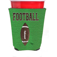 Football Red Solo Cup Beverage Insulator Hugger
