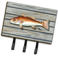 "Caroline's Treasures 8489TH68 Red Fish Leash or Key Holder, Large, Multicolor"
