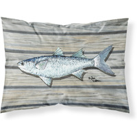"Caroline's Treasures 8490PILLOWCASE Fish Mullet Moisture Wicking Fabric Standard Pillowcase, Large, Multicolor"
