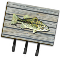 "Caroline's Treasures 8493TH68 Fish Bass Small Mouth Leash or Key Holder, Large, Multicolor"