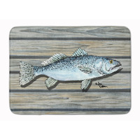 "Caroline's Treasures Fish Speckled Trout Floor Mat, 19"" x 27"", Multicolor"