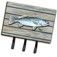 "Caroline's Treasures 8494TH68 Fish Speckled Trout Leash or Key Holder, Large, Multicolor"