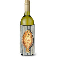 Fish Flounder Wine Bottle Beverage Insulator Beverage Insulator Hugger