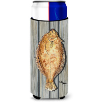 Fish Flounder Ultra Beverage Insulators for slim cans 8495MUK