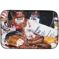 "Caroline's Treasures Red Beans And Rice Dish Drying Mat, 14"" x 21"", Multicolor"