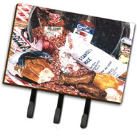 "Caroline's Treasures 8536TH68 Red Beans and Rice Leash Holder or Key Hook, Large, Multicolor"