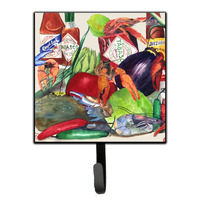 "Caroline's Treasures 8540-1SH4 Louisiana Spices Leash Holder or Key Hook 8540, Small, Multicolor"