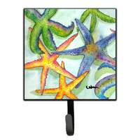 "Caroline's Treasures 8542SH4 Starfish Leash Holder or Key Hook, Small, Multicolor"