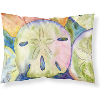 "Caroline's Treasures 8545PILLOWCASE Sand Dollar Moisture Wicking Fabric Standard Pillowcase, Large, Multicolor"