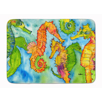 "Caroline's Treasures Seahorse Floor Mat, 19"" x 27"", Multicolor"