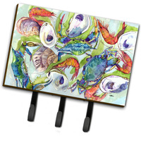 "Caroline's Treasures 8547TH68 Crab Leash or Key Holder, Large, Multicolor"