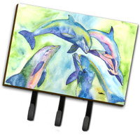 "Caroline's Treasures 8548TH68 Dolphin Leash or Key Holder, Large, Multicolor"