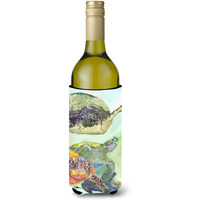 Turtle Loggerhead Wine Bottle Beverage Insulator Beverage Insulator Hugger
