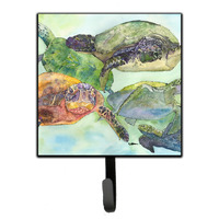 "Caroline's Treasures 8549SH4 Turtle Leash Holder or Key Hook, Small, Multicolor"