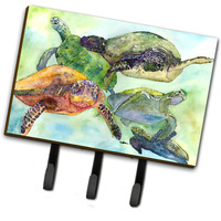 "Caroline's Treasures 8549TH68 Turtle Leash or Key Holder, Large, Multicolor"