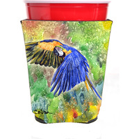 "Caroline's Treasures 8605RSC Parrot Red Solo Cup Hugger, Multicolor"
