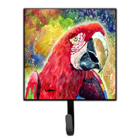 "Caroline's Treasures 8607SH4 Bird-Parrot Leash Holder or Key Hook, Small, Multicolor"