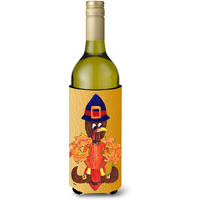 Thanksgiving Turkey Fleur de lis Wine Bottle Beverage Insulator Beverage Insulator Hugger