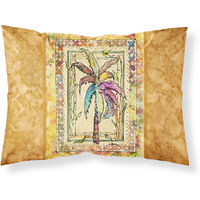"Caroline's Treasures 8614PILLOWCASE Palm Tree Moisture Wicking Fabric Standard Pillowcase, Large, Multicolor"