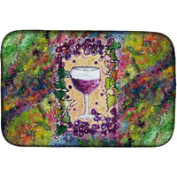 "Caroline's Treasures 8616DDM Dish Drying Mat, 14"" x 21"", Multicolor"